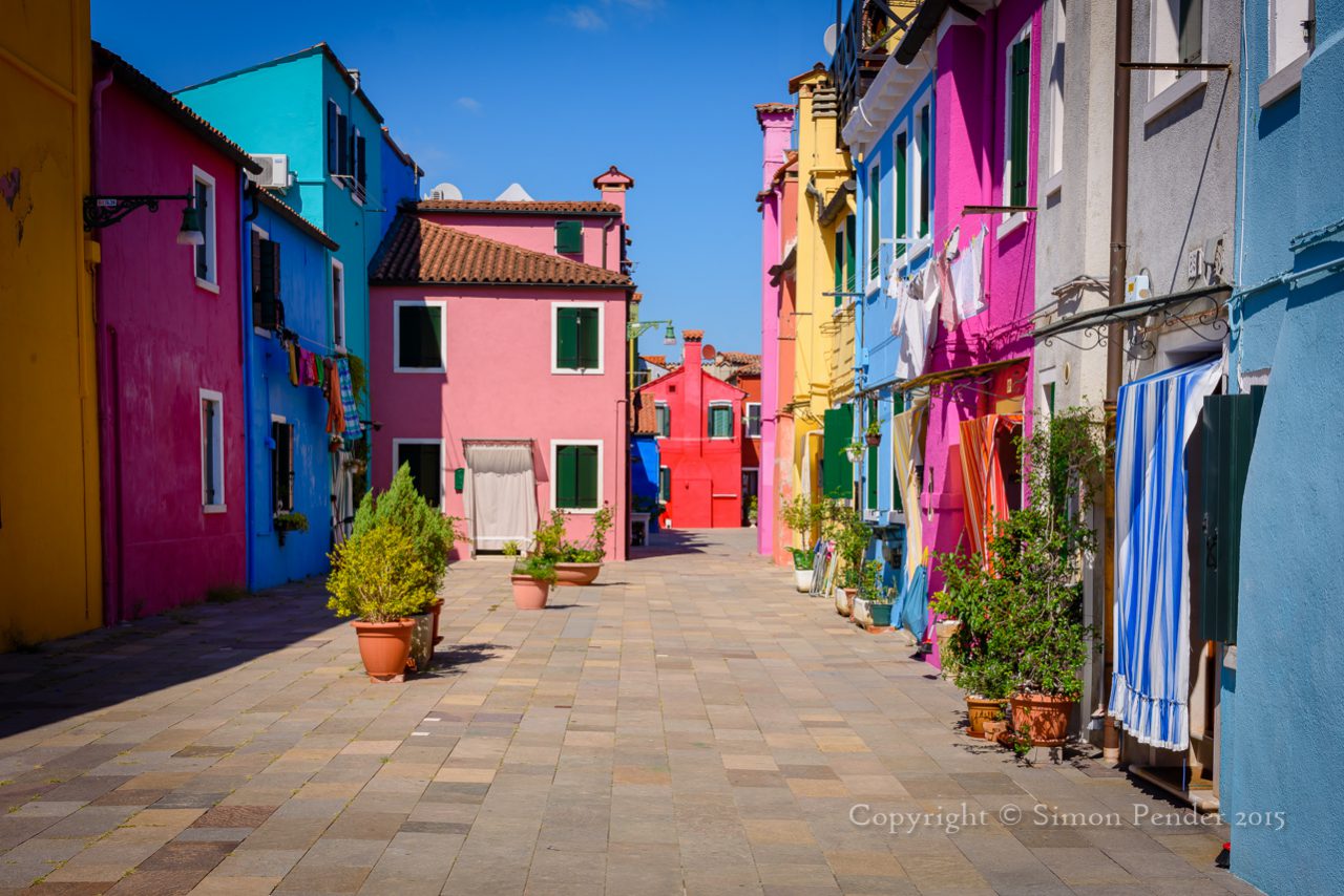 Coloured houses, Burano, Venice